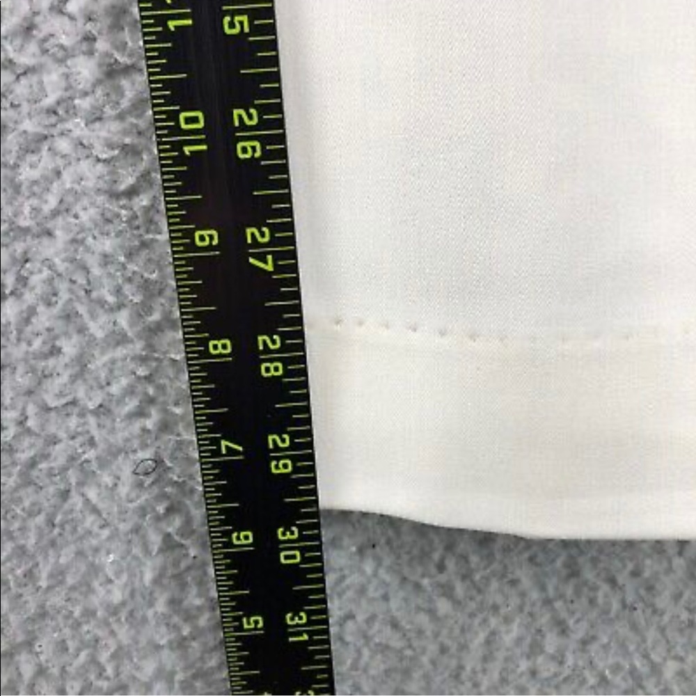 Liz Claiborne Womens Dress Pants Size 12/14? Ivory Straight Leg Hi-Rise Career - Picture 3 of 9